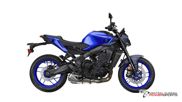2025 Yamaha MT-09 side profile studio photo