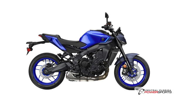 2025 Yamaha MT-09 side profile studio photo