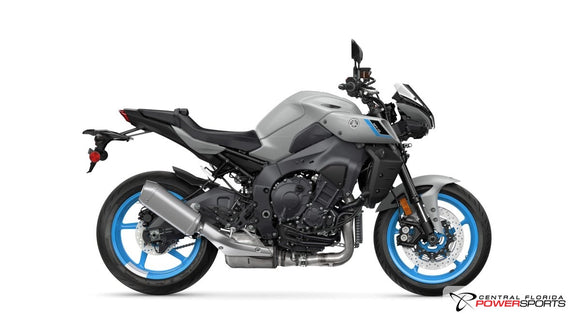 2025 Yamaha MT-10 side profile studio photo
