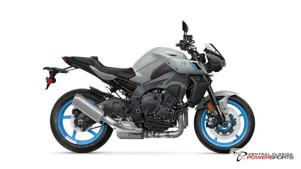 2025 Yamaha MT-10 side profile studio photo