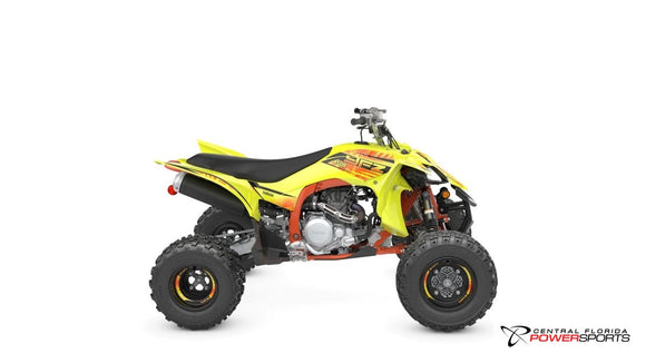 2025 Yamaha YFZ450R SE side profile studio photo