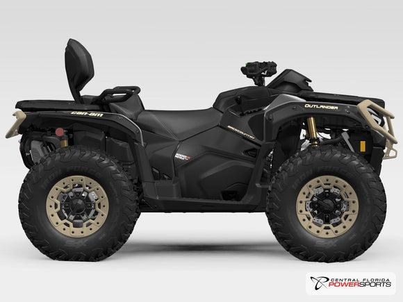 2026 Can-Am Outlander Max Backcountry 1000R side profile studio photo