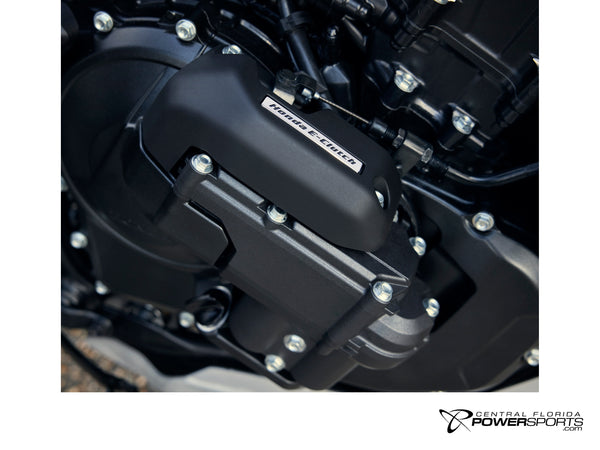 2026 Honda Transalp E-Clutch detail.