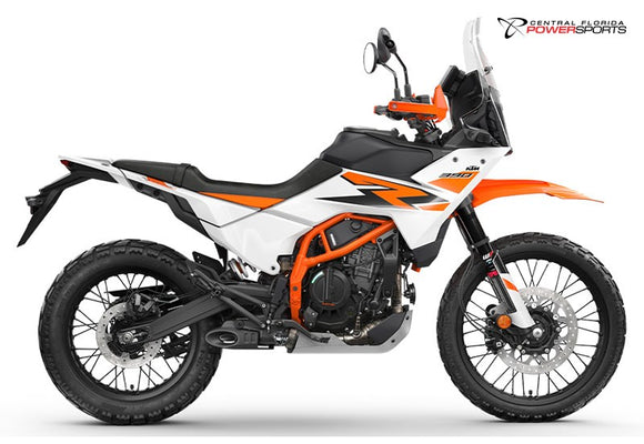 2026 KTM 390 Adventure R side profile studio photo