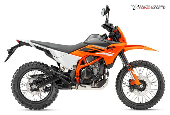 2026 KTM 390 Enduro R side profile studio photo