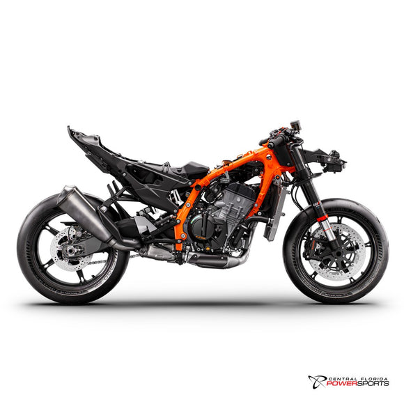 2026 KTM 990 RC R side profile studio photo