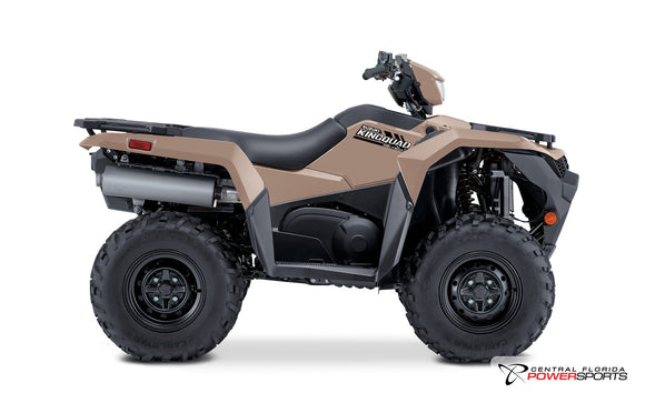 2026 Suzuki KingQuad 750AXi Power Steering side profile studio photo
