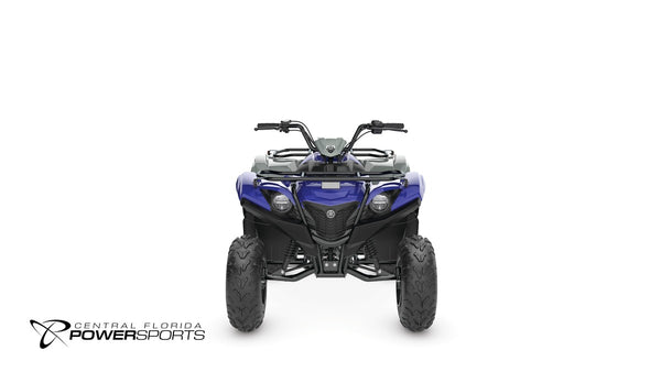 2026 Yamaha Grizzly 110 in Armor Grey, front studio view