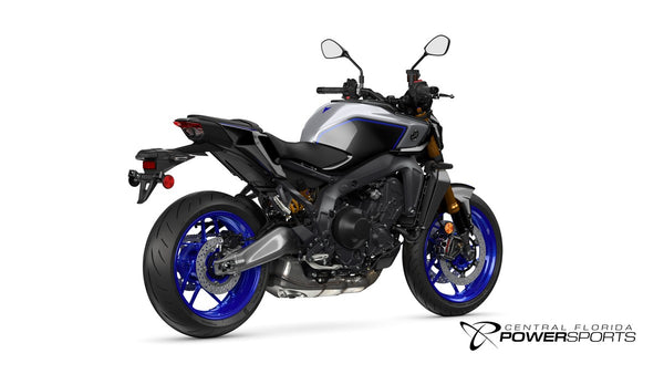 2026 Yamaha MT-09 SP in Liquid Metal/Raven, right-facing studio view at Central Florida PowerSports in Kissimmee