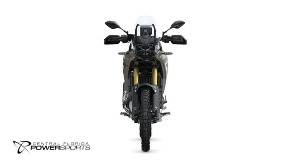 2026 Yamaha Tenere 700 in Tech Titanium, front studio view