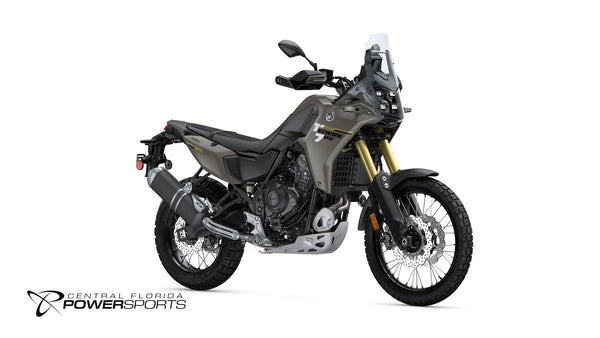 2026 Yamaha Tenere 700 in Tech Titanium, alternate front-right studio view