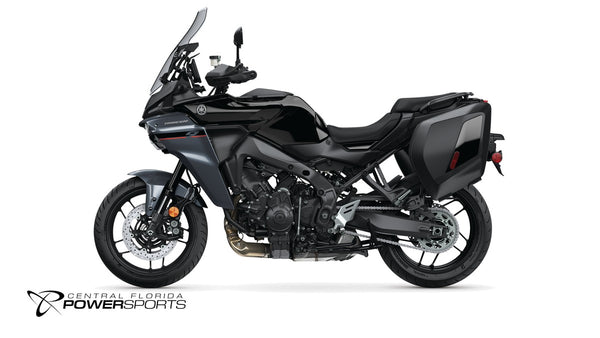 2026 Yamaha Tracer 9 in Raven, left-facing studio view