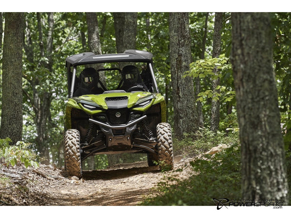 2026 Yamaha Wolverine RMAX4 1000 Compact R-Spec three quarter.