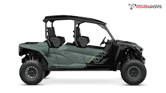 2026 Yamaha Wolverine RMAX4 1000 XT-R side profile studio photo