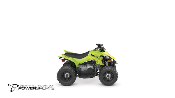 2026 Yamaha YFZ50 in Acid Green, right-facing studio view at Central Florida PowerSports in Kissimmee