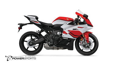 2026 Yamaha YZF-R9 70th Anniversary Edition, right-facing studio view at Central Florida PowerSports in Kissimmee