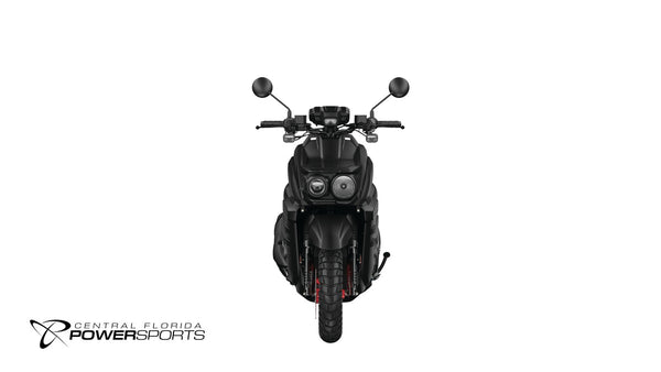 2026 Yamaha Zuma 125 in Matte Black, front studio view