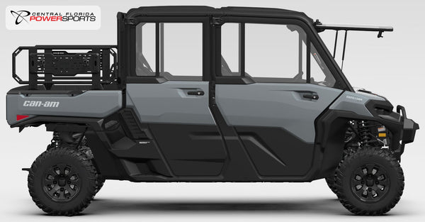 2027 Can-Am Defender XU MAX XT CAB side profile studio photo