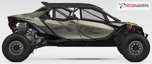 2027 Can-Am Maverick R MAX X rc side profile studio photo