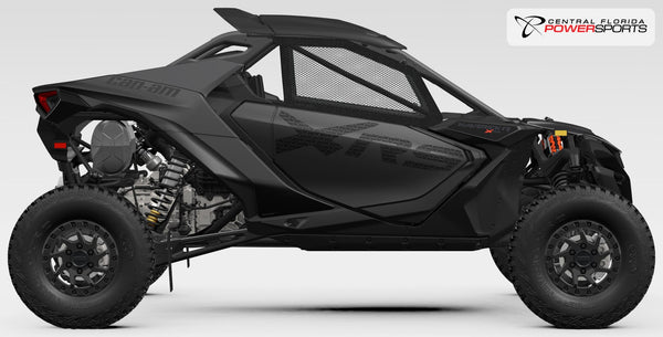 2027 Can-Am Maverick R X rs side profile studio photo
