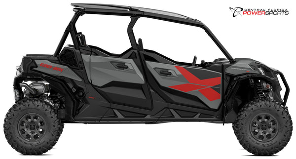 2027 Can-Am Maverick Sport MAX X side profile studio photo