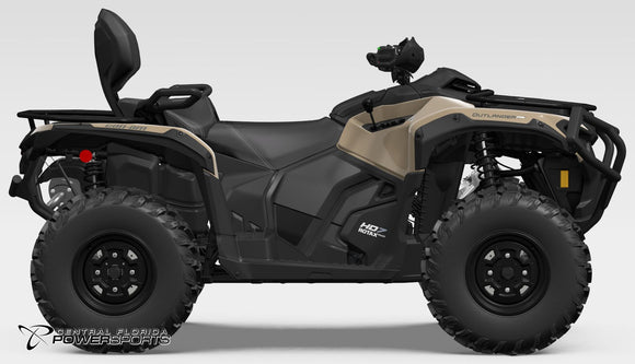2027 Can-Am Outlander MAX PRO DPS side profile studio photo