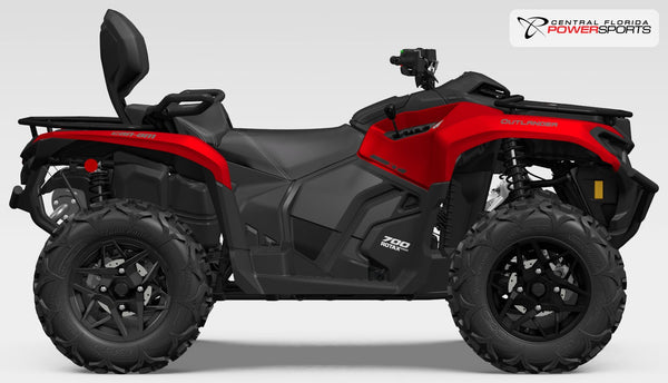 2027 Can-Am Outlander MAX XT 700 side profile studio photo