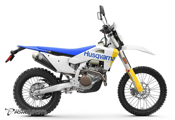 2027 Husqvarna FE 501s side profile studio photo