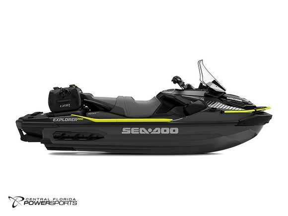 2027 Sea-Doo Explorer Pro 170 right side profile in Iceland Grey | Central Florida PowerSports Kissimmee