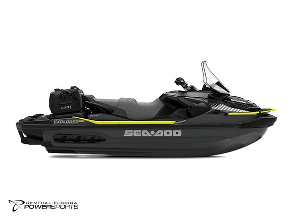 2027 Sea-Doo Explorer Pro 170 right side profile in Iceland Grey | Central Florida PowerSports Kissimmee