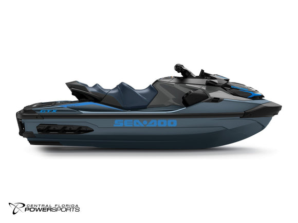 2027 Sea-Doo GTX 170 right side profile in Blue Abyss & Gulfstream Blue | Central Florida PowerSports Kissimmee