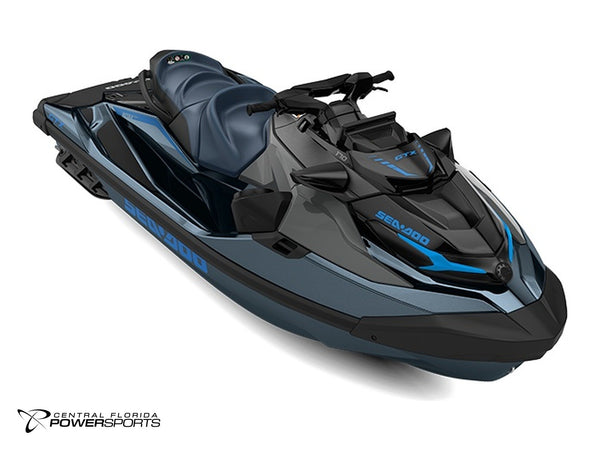 2027 Sea-Doo GTX 170 three-quarter front view in Blue Abyss & Gulfstream Blue | Central Florida PowerSports Kissimmee