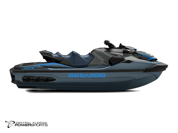 2027 Sea-Doo GTX 300 right side profile in Blue Abyss & Gulfstream Blue | Central Florida PowerSports Kissimmee