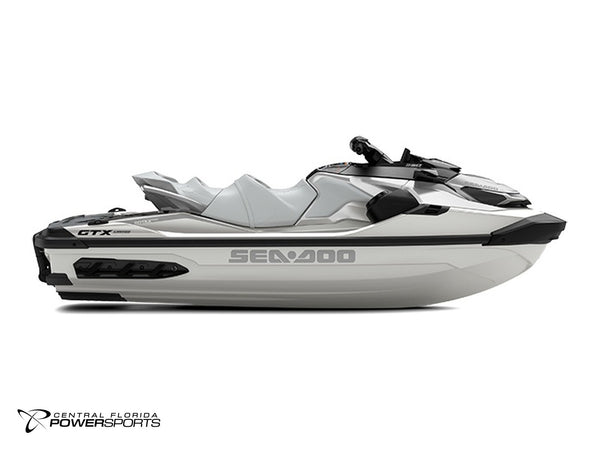2027 Sea-Doo GTX Limited 350 right side profile in White Pearl Premium | Central Florida PowerSports Kissimmee