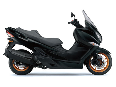 2027 Suzuki Burgman 400 in Metallic Matte Black, right side view