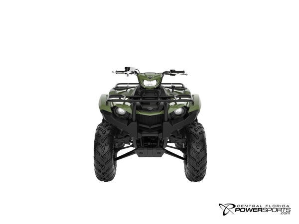 2027 Yamaha Kodiak 450 EPS three quarter.
