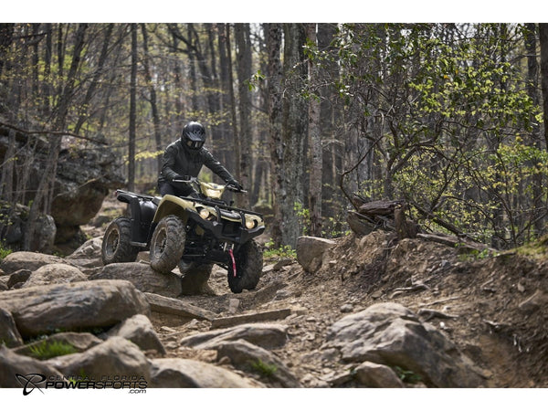 2027 Yamaha Kodiak 450 EPS XT-R three quarter.