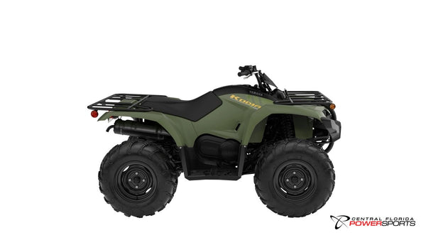 2027 Yamaha Kodiak 450 side profile studio photo