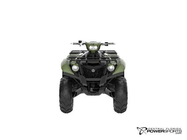 2027 Yamaha Kodiak 700 EPS three quarter.