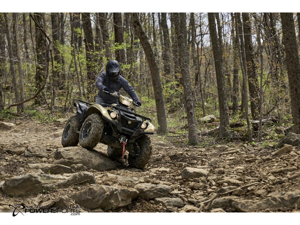 2027 Yamaha Kodiak 700 EPS XT-R three quarter.