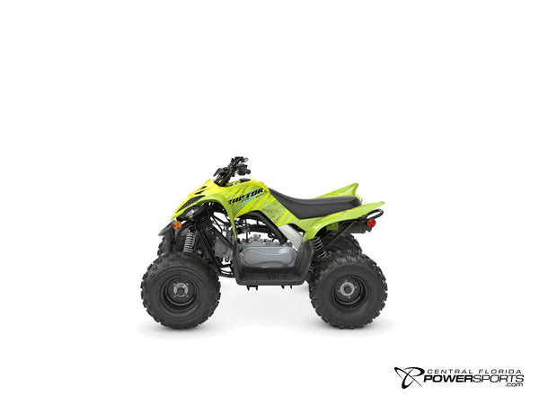 2027 Yamaha Raptor 110 front.