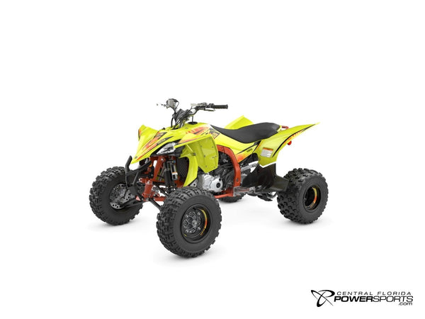 2027 Yamaha YFZ450R SE side.