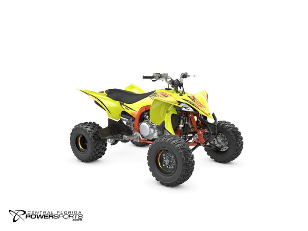 2027 Yamaha YFZ450R SE side.