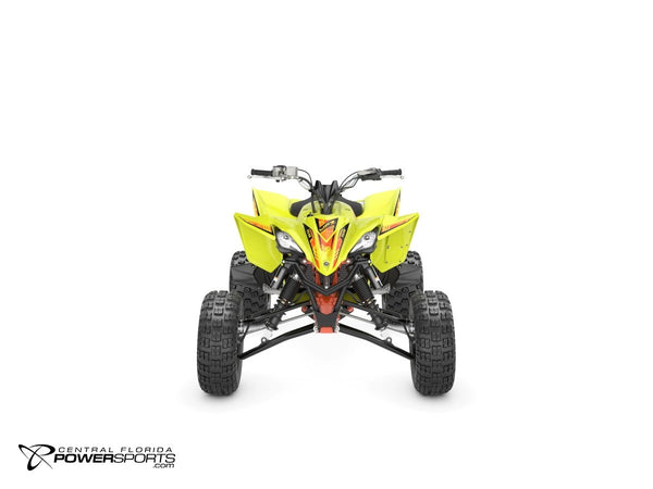 2027 Yamaha YFZ450R SE three quarter.