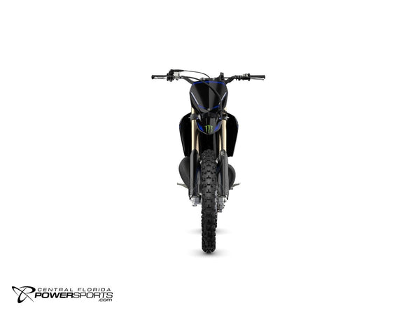 2027 Yamaha YZ250 Monster Energy Edition side.