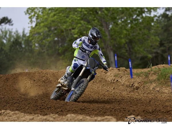 2027 Yamaha YZ250 Monster Energy Edition side.