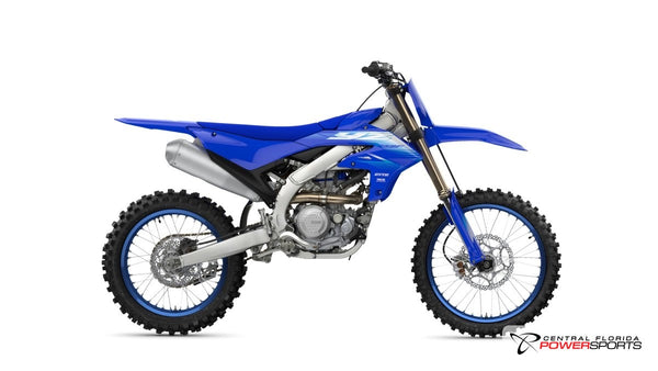 2027 Yamaha YZ250F side profile studio photo