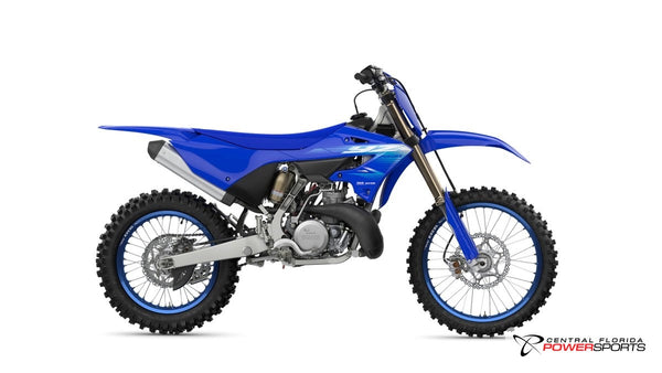 2027 Yamaha YZ250X side profile studio photo
