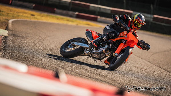 2027 KTM 450 SMR in Orange - lifestyle header