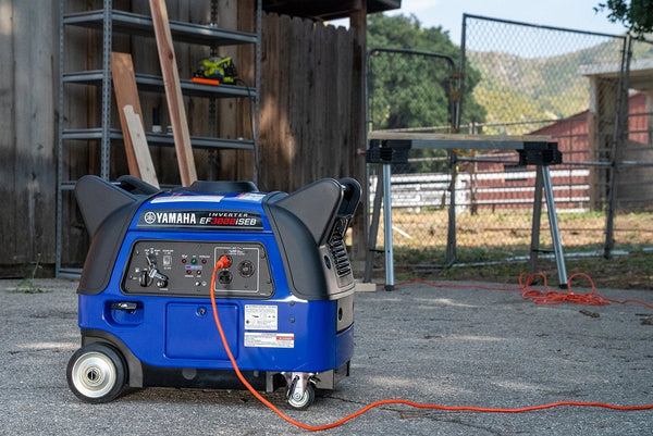 Yamaha EF3000iSEB inverter generator - powering tools